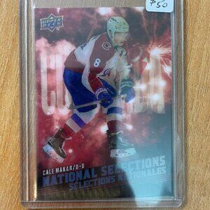 2025-26 Upper Deck Tim Hortons National Selections #NS6 Cale Makar